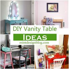 diy vanity table ideas for home decor