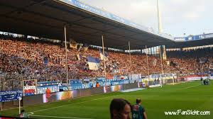 Der vfl bochum (verein für leibesübungen bochum 1848) entstand 1938 durch die fusion dreier bochumer sportvereine, nämlich des turnvereins bochum 48, von germania 06 und des tus bochum, wobei die ursprünge des turnvereins bis auf das jahr 1848 zurückreichen. Vonovia Ruhrstadion Bochum Fansicht Dein Blick Aufs Spielfeld