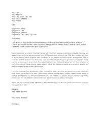 Cover Letter Examples Contribution Junior Process Engineer    