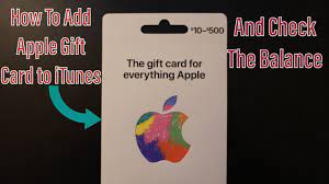 how to add apple gift card to itunes