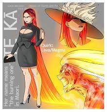 Teka Todoroki (Lava/Magma) | My hero academia costume, Hero, Hero costumes