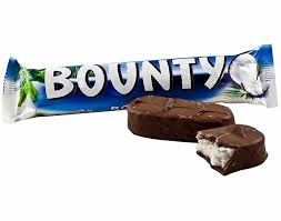 brwon bounty milk chocolate bar number