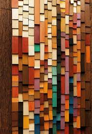Premium Ai Image Mosaic Wooden Blocks