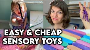 inexpensive diy sensory toys quick