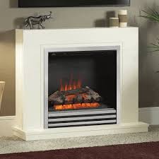 Electric Fireplace Chrome Fire Finish