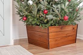 easy wood christmas tree collar diy