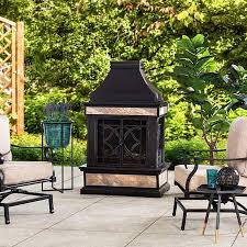 Sunjoy Outdoor Fireplace Heirloom