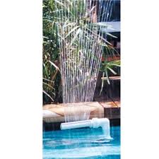 Our custom water features include artistic and architectural: Pool Mate Swimming Pool Waterfall Fountain K385cbx Pm The Home Depot