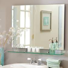 affordable frameless wall mirror ikea