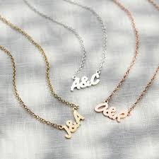 you me initials necklace posh totty