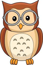 owl cartoon colored clipart