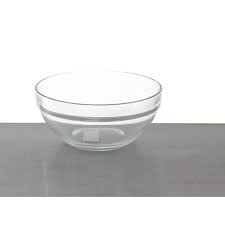 glass salad serving bowl 20cm