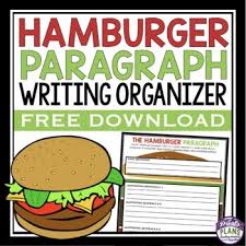 5 Paragraph Essay Graphic Organizer Hamburger 2018