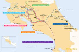 costa rica travel maps maps to help