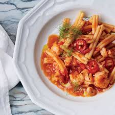 rock shrimp pasta with y tomato