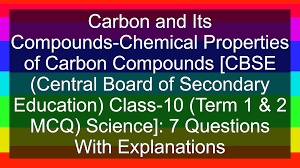 carbon compounds cbse central