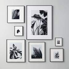 Gallery Soft Black Picture Frames With