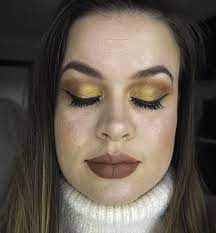autumn makeup look browns coppers and
