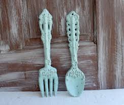 Large Fork And Spoon Kitchen Wall Decor