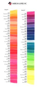 Neon Thread Online Fluorescent Thread Neon Thread Chart