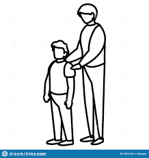 Father And Son Design Stock Vector Illustration Of
