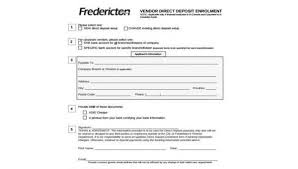 Free 7 Sample Vendor Direct Deposit Forms In Pdf Word