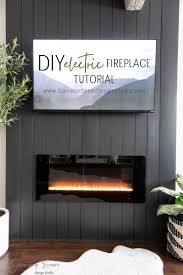 Modern Diy Electric Fireplace And