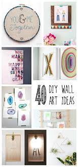 40 Diy Wall Art Ideas Endlessly Inspired