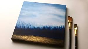 Forest Acrylic Painting For Beginners