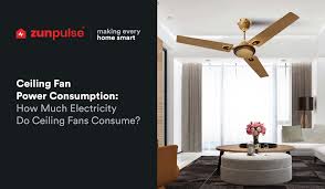 ceiling fan power consumption and how