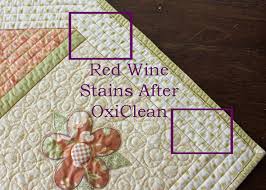 red wine stain removal on quilts the