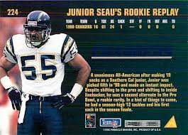 Get the best deals on junior seau football 1990 season sports trading cards & accessories rookie when you shop the largest online selection at ebay.com. 1995 Pinnacle Club Collection Junior Seau 224 On Kronozio
