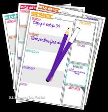 Teacher Planning Weekly To Do List Kindergartenworks