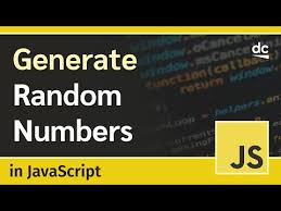 how to generate random numbers in
