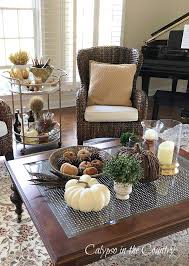 fall coffee table decor ideas easy and