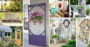 30 clever old door outdoor decor ideas