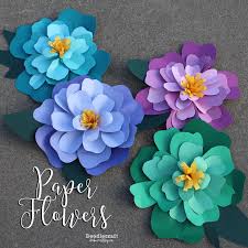    DIY Flower Craft Ideas to Try   Paper dahlia  Dahlia flowers     Festive   Gifts New red rose artificial paper flowers with cheap cost