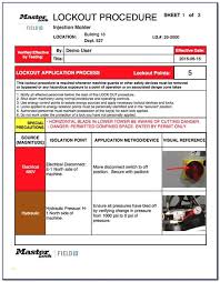 Are tagout device attachment strength > 50 lbs? Free Lockout Tagout Procedure Template Word Lockout Tagout Template Excel Akademiexcel Com This Form Is To Be Used To Accomplish Shutdown Energy Isolation And Isolation Images Captions