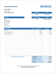 Get Invoice Format In Word Free Download Background