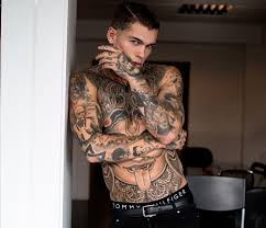 male model stephen james on tattoos vogue