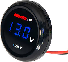koso coin voltmeter digital blue