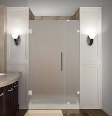Nautis Frameless Hinged Shower Door