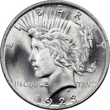1923 1 Ms Peace Dollars Ngc