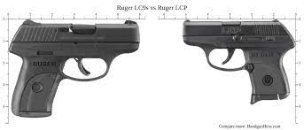 ruger lc9s vs ruger lcp size comparison