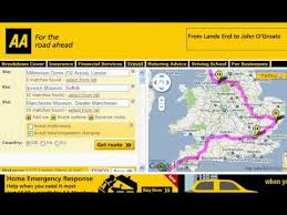 using the aa route planner for planning