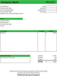 Invoice Template Sample Form Free Download Pdf Excel