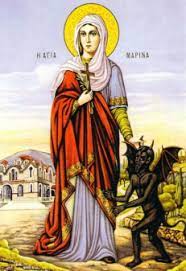 Saint marina was born in antioch of pisidia, from an idolatrous father, during the years of emperor claudius ii, in 270 ad. St Marina Of Antioch A Martyr Who Overcame The Devil Saint Mina Coptic Orthodox Church