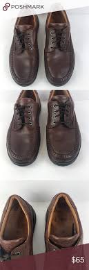 Mens Ecco Comfort Shoes Leather Sz 43 Uk Us9 Euc Excellent
