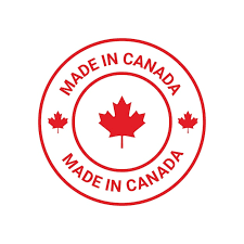 made in canada vector logo badge