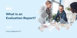 how to write evaluation reports